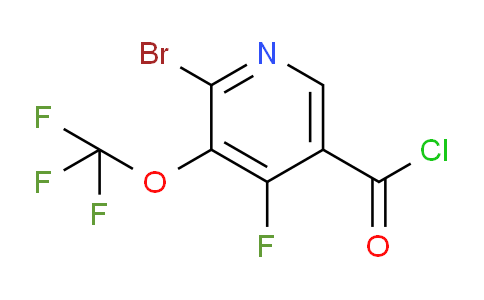 AM26857 | 1806222-58-1 | 2-Bromo-4-fluoro-3-(trifluoromethoxy)pyridine-5-carbonyl chloride