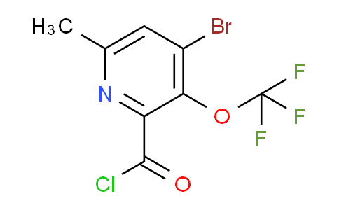 AM26858 | 1804002-35-4 | 4-Bromo-6-methyl-3-(trifluoromethoxy)pyridine-2-carbonyl chloride