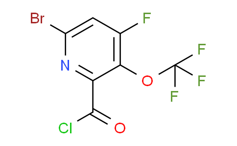 AM26859 | 1803622-18-5 | 6-Bromo-4-fluoro-3-(trifluoromethoxy)pyridine-2-carbonyl chloride