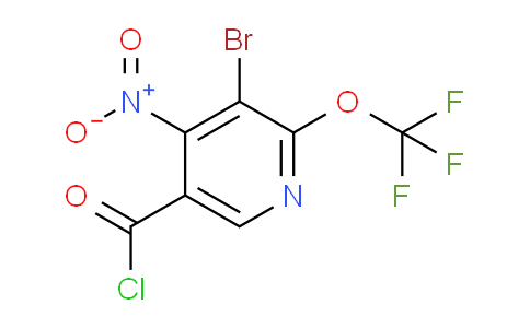 3-Bromo-4-nitro-2-(trifluoromethoxy)pyridine-5-carbonyl chloride