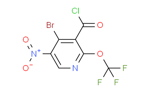 4-Bromo-5-nitro-2-(trifluoromethoxy)pyridine-3-carbonyl chloride