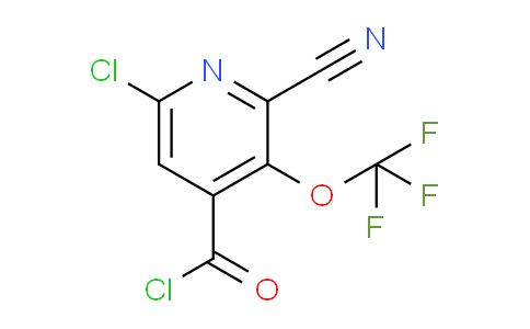 6-Chloro-2-cyano-3-(trifluoromethoxy)pyridine-4-carbonyl chloride