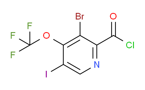 3-Bromo-5-iodo-4-(trifluoromethoxy)pyridine-2-carbonyl chloride