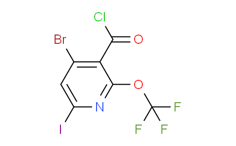 4-Bromo-6-iodo-2-(trifluoromethoxy)pyridine-3-carbonyl chloride