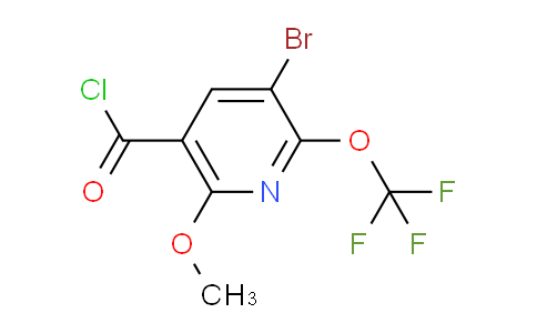 AM26877 | 1806148-52-6 | 3-Bromo-6-methoxy-2-(trifluoromethoxy)pyridine-5-carbonyl chloride
