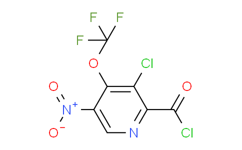 3-Chloro-5-nitro-4-(trifluoromethoxy)pyridine-2-carbonyl chloride
