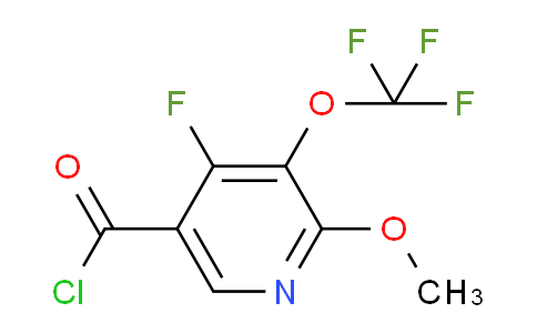 AM26946 | 1806181-19-0 | 4-Fluoro-2-methoxy-3-(trifluoromethoxy)pyridine-5-carbonyl chloride