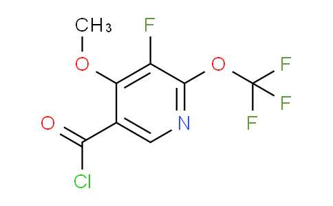AM26954 | 1804627-82-4 | 3-Fluoro-4-methoxy-2-(trifluoromethoxy)pyridine-5-carbonyl chloride