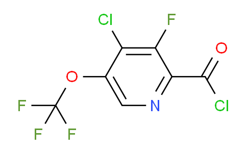 AM27013 | 1804619-58-6 | 4-Chloro-3-fluoro-5-(trifluoromethoxy)pyridine-2-carbonyl chloride