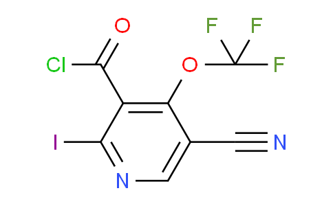 5-Cyano-2-iodo-4-(trifluoromethoxy)pyridine-3-carbonyl chloride