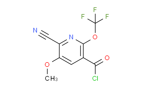 2-Cyano-3-methoxy-6-(trifluoromethoxy)pyridine-5-carbonyl chloride