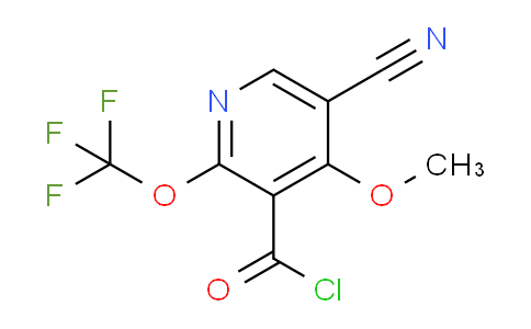 5-Cyano-4-methoxy-2-(trifluoromethoxy)pyridine-3-carbonyl chloride