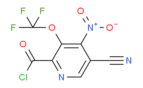 5-Cyano-4-nitro-3-(trifluoromethoxy)pyridine-2-carbonyl chloride