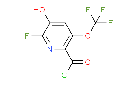 2-Fluoro-3-hydroxy-5-(trifluoromethoxy)pyridine-6-carbonyl chloride
