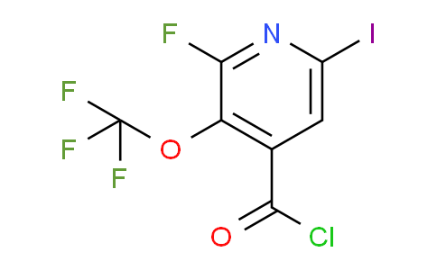 2-Fluoro-6-iodo-3-(trifluoromethoxy)pyridine-4-carbonyl chloride