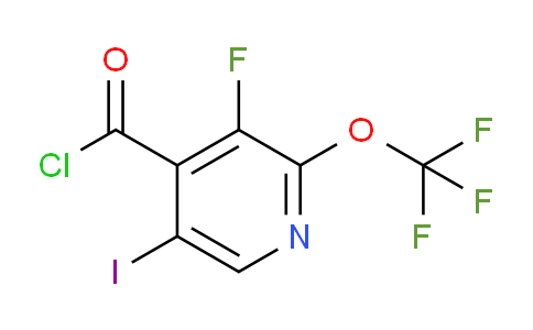 3-Fluoro-5-iodo-2-(trifluoromethoxy)pyridine-4-carbonyl chloride