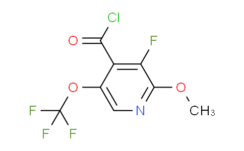 3-Fluoro-2-methoxy-5-(trifluoromethoxy)pyridine-4-carbonyl chloride