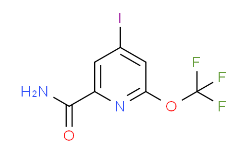 4-Iodo-2-(trifluoromethoxy)pyridine-6-carboxamide