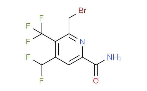 2-(Bromomethyl)-4-(difluoromethyl)-3-(trifluoromethyl)pyridine-6-carboxamide