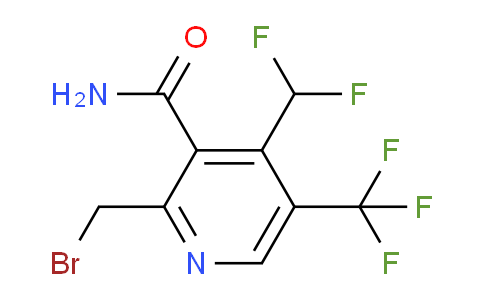 2-(Bromomethyl)-4-(difluoromethyl)-5-(trifluoromethyl)pyridine-3-carboxamide