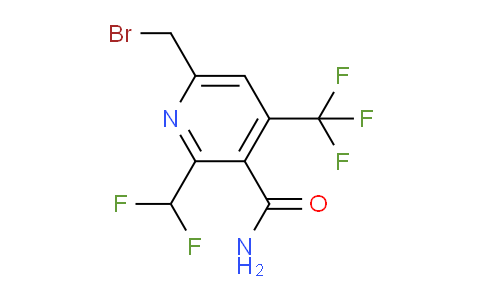 6-(Bromomethyl)-2-(difluoromethyl)-4-(trifluoromethyl)pyridine-3-carboxamide