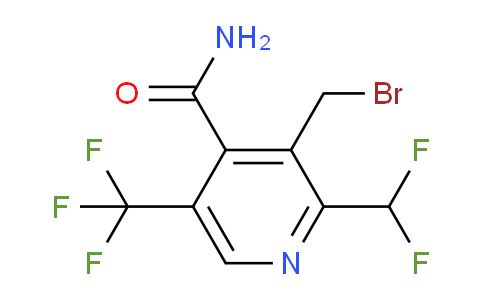 3-(Bromomethyl)-2-(difluoromethyl)-5-(trifluoromethyl)pyridine-4-carboxamide
