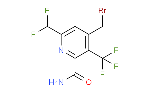 AM27156 | 1361807-99-9 | 4-(Bromomethyl)-6-(difluoromethyl)-3-(trifluoromethyl)pyridine-2-carboxamide