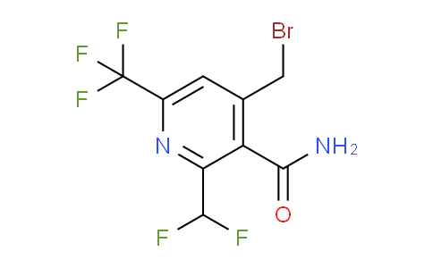 4-(Bromomethyl)-2-(difluoromethyl)-6-(trifluoromethyl)pyridine-3-carboxamide