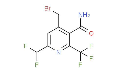4-(Bromomethyl)-6-(difluoromethyl)-2-(trifluoromethyl)pyridine-3-carboxamide