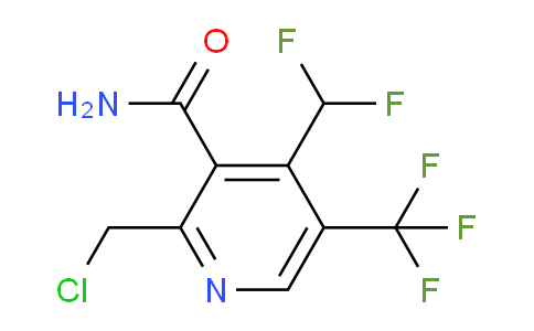 2-(Chloromethyl)-4-(difluoromethyl)-5-(trifluoromethyl)pyridine-3-carboxamide