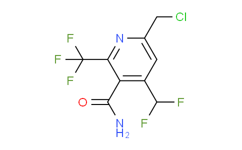 AM27182 | 1361808-30-1 | 6-(Chloromethyl)-4-(difluoromethyl)-2-(trifluoromethyl)pyridine-3-carboxamide