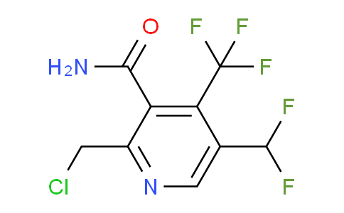 AM27185 | 1361823-19-9 | 2-(Chloromethyl)-5-(difluoromethyl)-4-(trifluoromethyl)pyridine-3-carboxamide
