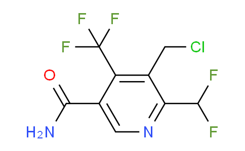 AM27195 | 1361823-25-7 | 3-(Chloromethyl)-2-(difluoromethyl)-4-(trifluoromethyl)pyridine-5-carboxamide