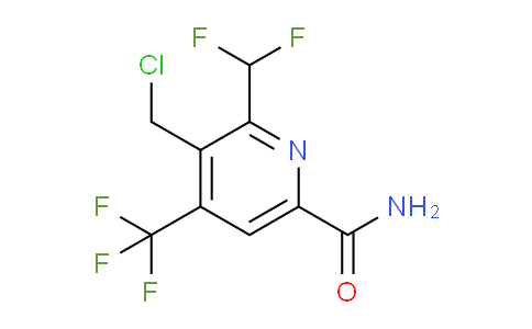 AM27196 | 1361695-55-7 | 3-(Chloromethyl)-2-(difluoromethyl)-4-(trifluoromethyl)pyridine-6-carboxamide