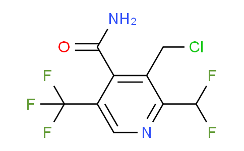 AM27197 | 1361808-38-9 | 3-(Chloromethyl)-2-(difluoromethyl)-5-(trifluoromethyl)pyridine-4-carboxamide