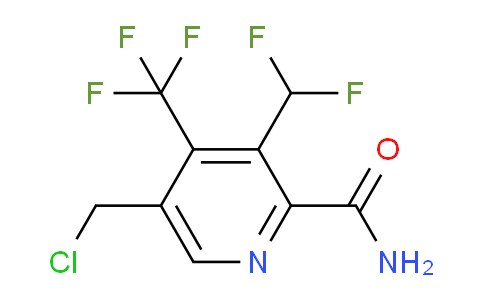 AM27210 | 1361695-61-5 | 5-(Chloromethyl)-3-(difluoromethyl)-4-(trifluoromethyl)pyridine-2-carboxamide