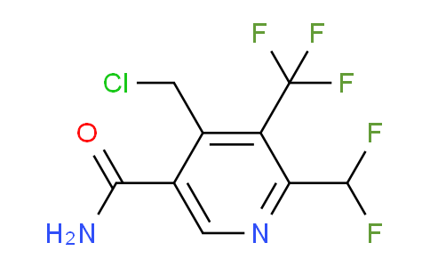 AM27213 | 1361688-16-5 | 4-(Chloromethyl)-2-(difluoromethyl)-3-(trifluoromethyl)pyridine-5-carboxamide
