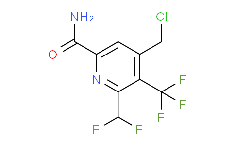 AM27214 | 1361853-95-3 | 4-(Chloromethyl)-2-(difluoromethyl)-3-(trifluoromethyl)pyridine-6-carboxamide
