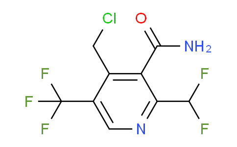 AM27215 | 1361879-69-7 | 4-(Chloromethyl)-2-(difluoromethyl)-5-(trifluoromethyl)pyridine-3-carboxamide