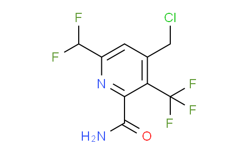 AM27216 | 1361765-70-9 | 4-(Chloromethyl)-6-(difluoromethyl)-3-(trifluoromethyl)pyridine-2-carboxamide