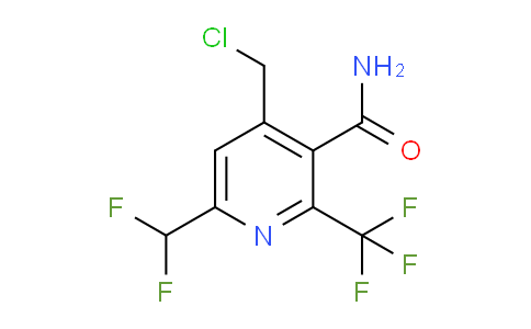 AM27218 | 1361493-11-9 | 4-(Chloromethyl)-6-(difluoromethyl)-2-(trifluoromethyl)pyridine-3-carboxamide