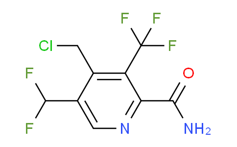 AM27222 | 1361695-69-3 | 4-(Chloromethyl)-5-(difluoromethyl)-3-(trifluoromethyl)pyridine-2-carboxamide