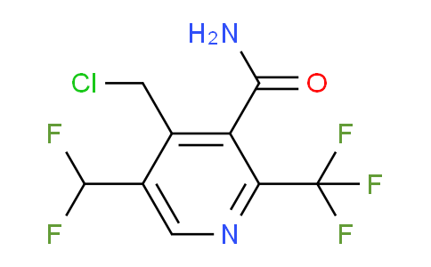 AM27224 | 1361854-11-6 | 4-(Chloromethyl)-5-(difluoromethyl)-2-(trifluoromethyl)pyridine-3-carboxamide