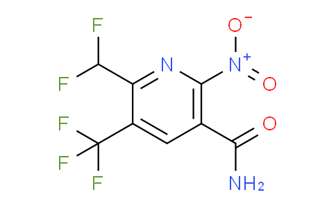 AM27348 | 1361857-10-4 | 2-(Difluoromethyl)-6-nitro-3-(trifluoromethyl)pyridine-5-carboxamide