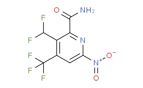 AM27386 | 1361794-49-1 | 3-(Difluoromethyl)-6-nitro-4-(trifluoromethyl)pyridine-2-carboxamide