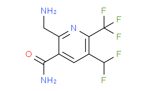 2-(Aminomethyl)-5-(difluoromethyl)-6-(trifluoromethyl)pyridine-3-carboxamide