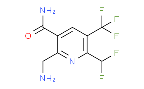 2-(Aminomethyl)-6-(difluoromethyl)-5-(trifluoromethyl)pyridine-3-carboxamide