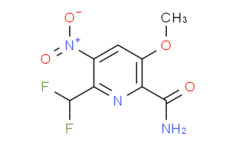 2-(Difluoromethyl)-5-methoxy-3-nitropyridine-6-carboxamide