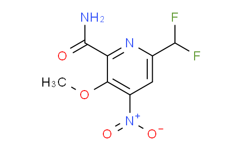 6-(Difluoromethyl)-3-methoxy-4-nitropyridine-2-carboxamide