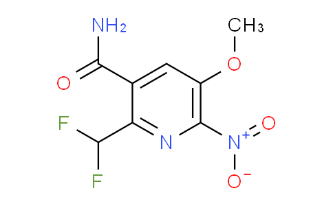 2-(Difluoromethyl)-5-methoxy-6-nitropyridine-3-carboxamide